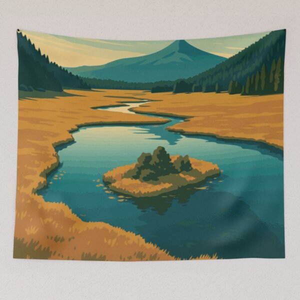 Item preview, Grass Lake Vintage Poster designed and sold by ~ Roodpart ~ Owen White.