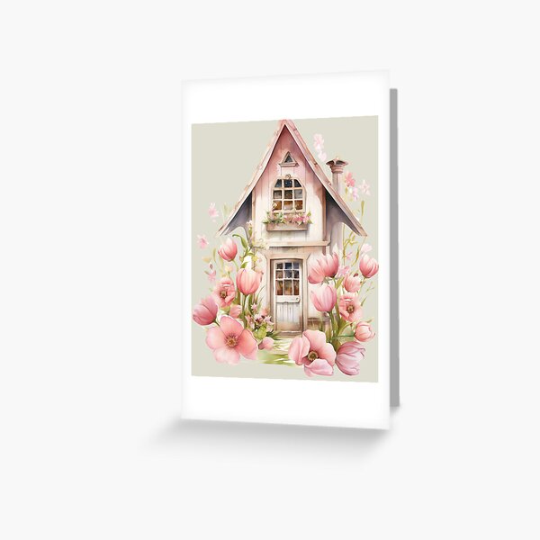 Artikel-Vorschau von Süß, Vintagecottage, Tulpen, Blumen, Pastell, romantisch, designt und verkauft von Coolparrotgirl.