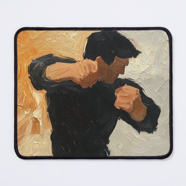 Item preview, Krav Maga fighter | Post-impressionist painting style designed and sold by ComicsFactory.