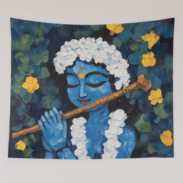 Item preview, Krishna | Post-impressionist painting style designed and sold by ComicsFactory.