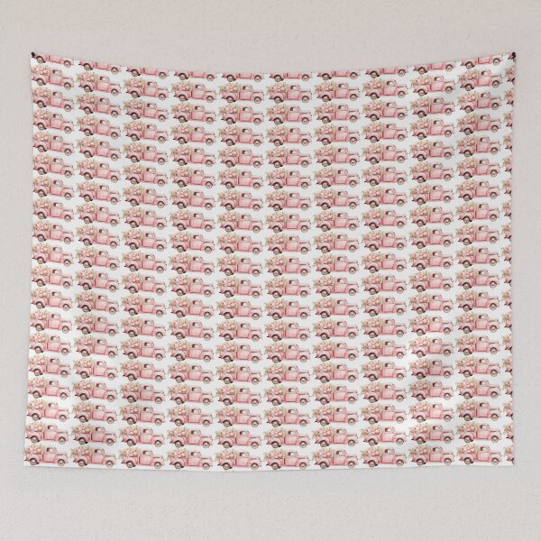 Item preview, Cute, Vintage car, tulips,  flowers, pastell, romantic designed and sold by Coolparrotgirl.