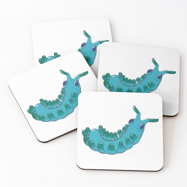 Item preview, A Bunch of Colorful Luvwurms - Blue Green designed and sold by CoffeeTechNerd.