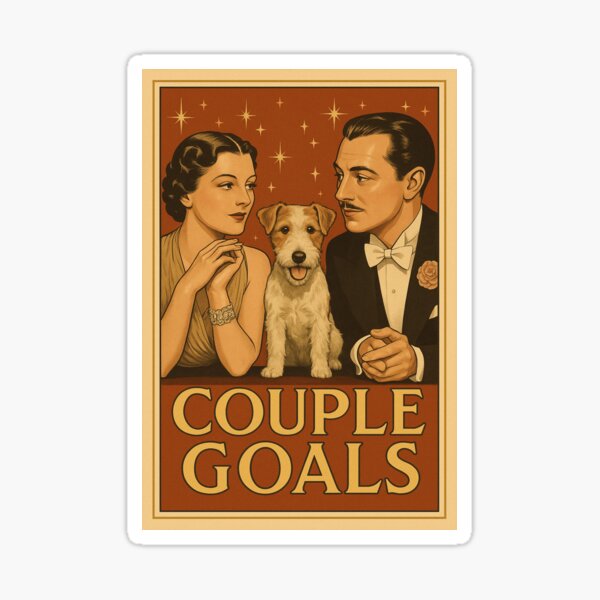 Couple Goals ~ William Powell and Myrna Loy Sticker