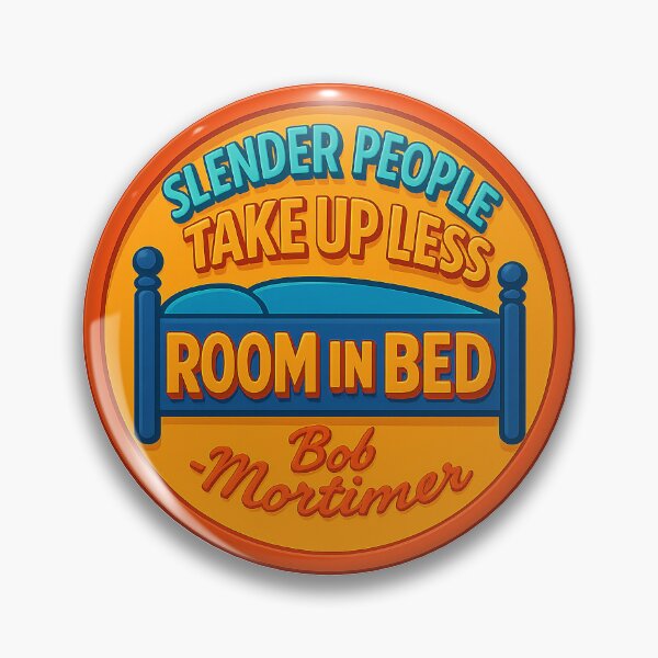 Item preview, SLENDER PEOPLE - Bob Mortimer Quote designed and sold by This Is Fine.
