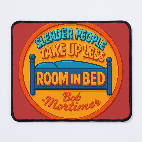 Item preview, SLENDER PEOPLE - Bob Mortimer Quote designed and sold by This Is Fine.