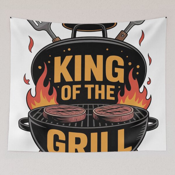 Item preview, King of the Grill designed and sold by Random Designs.