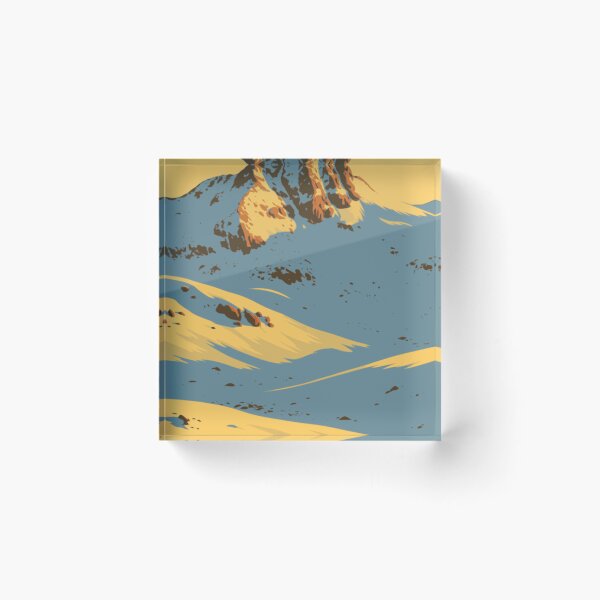 Item preview, Golden Round Top Sunset Vintage Poster designed and sold by ~ Roodpart ~ Owen White.