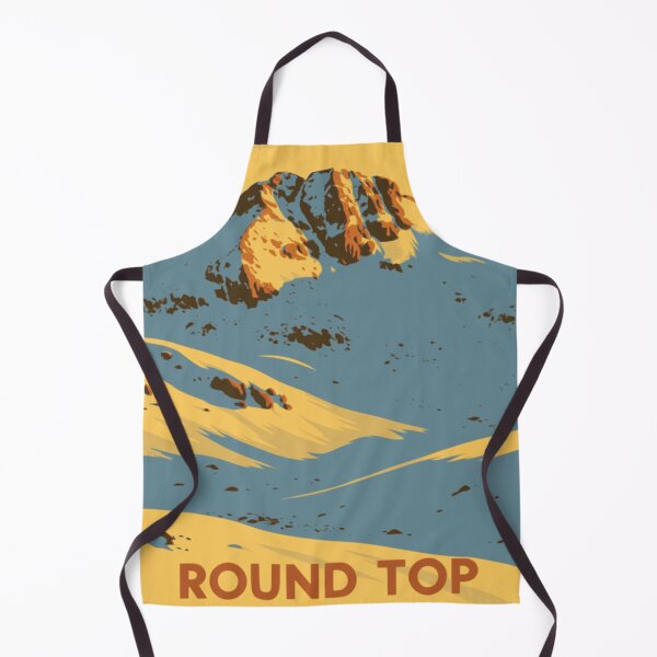Item preview, Golden Round Top Sunset Vintage Poster designed and sold by ~ Roodpart ~ Owen White.