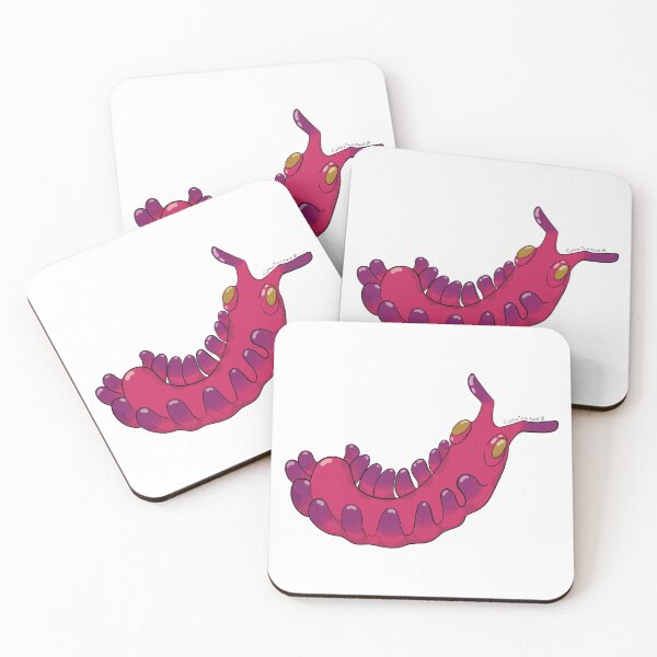 Item preview, A Bunch of Colorful Luvwurms - Pink Purple designed and sold by CoffeeTechNerd.