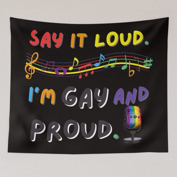 Item preview, Pride - Say It Loud I'm gay And Proud designed and sold by 502Templates.