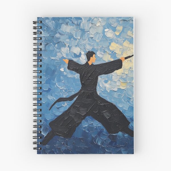 Item preview, Kung fu fighter | Post-impressionist painting style designed and sold by ComicsFactory.