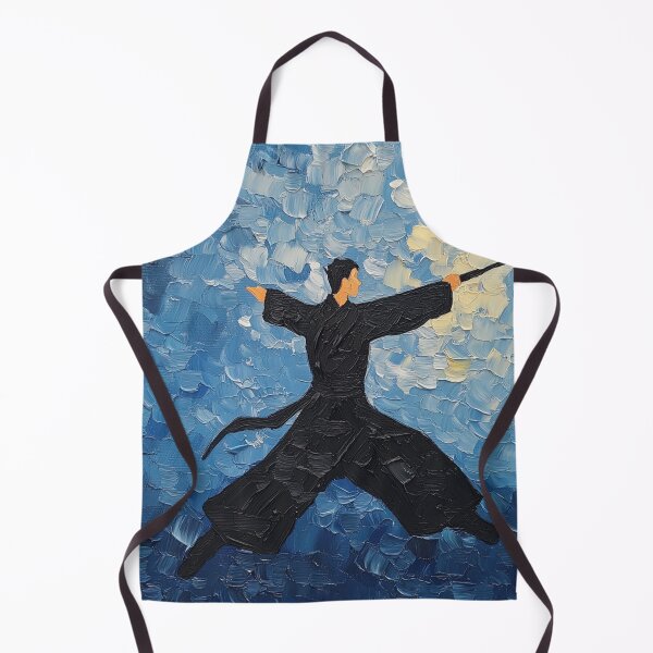 Item preview, Kung fu fighter | Post-impressionist painting style designed and sold by ComicsFactory.