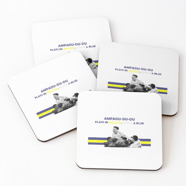 Item preview, Ampadu Plays in Yellow White & Blue designed and sold by jimmy wolfpack.