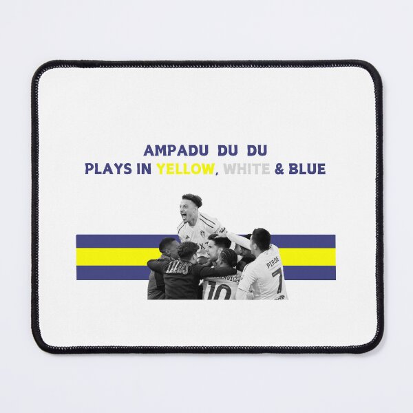 Item preview, Ampadu Plays in Yellow White & Blue designed and sold by jimmy wolfpack.