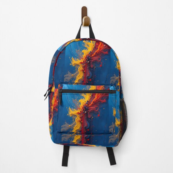 Item preview, Red Blue Yellow Vibrant Fusion Colors Emotions Art designed and sold by ART ATTACK ZONE.
