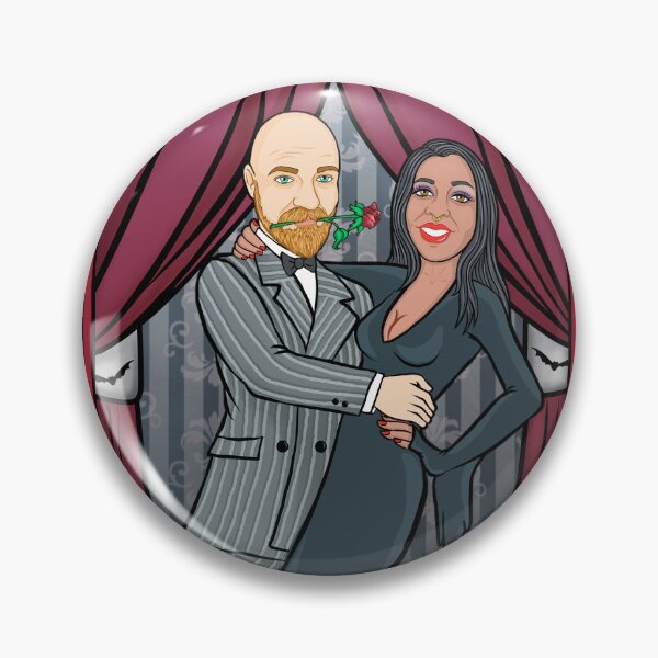 Item preview, Romantic Couple Art Katrina T by Moody Characters designed and sold by VixxxenDesigns.
