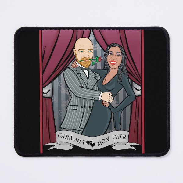 Item preview, Romantic Couple Art Katrina T by Moody Characters designed and sold by VixxxenDesigns.