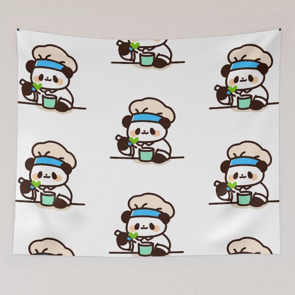 Item preview, Panda Pastry Chef designed and sold by Elinotes.