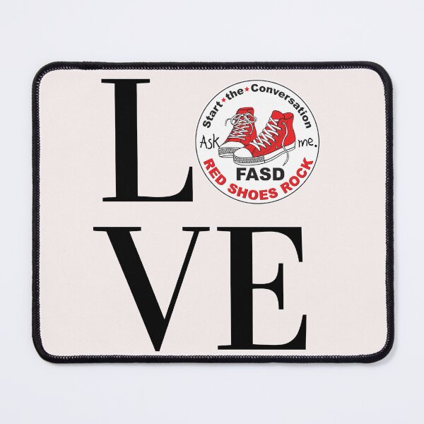 Item preview, Red Shoes Rock Love (Black) designed and sold by Our Sacred Breath.