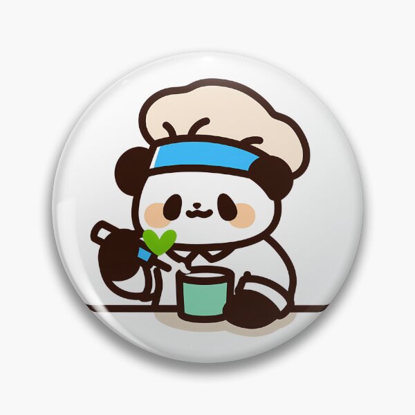 Item preview, Panda Pastry Chef designed and sold by Elinotes.