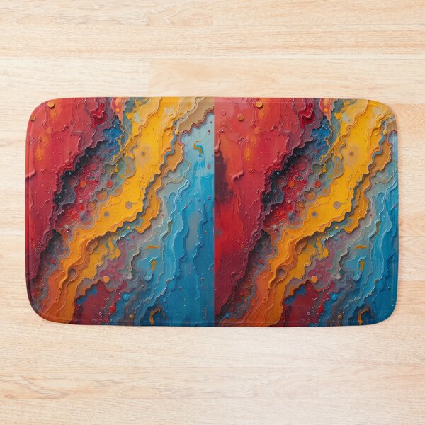 Item preview, Red Blues Yellow Vibrant Fusion Colors Emotions Art designed and sold by ART ATTACK ZONE.