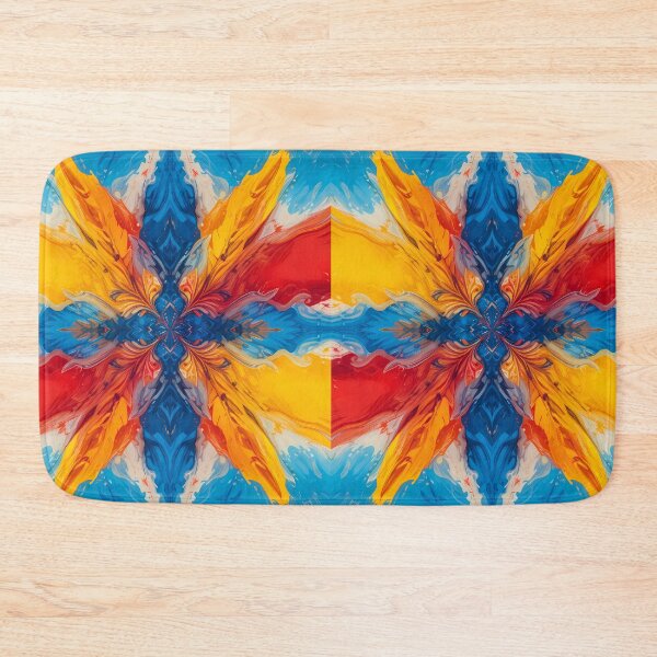 Item preview, Red Blue Yellows Vibrant Fusion Colors Emotions Art designed and sold by ART ATTACK ZONE.