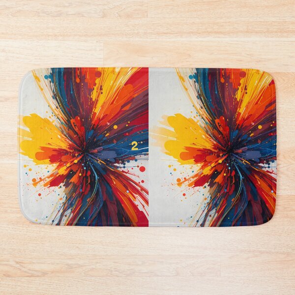 Item preview, Cool Red Blue Yellow Fusion Colors Emotions Art designed and sold by ART ATTACK ZONE.