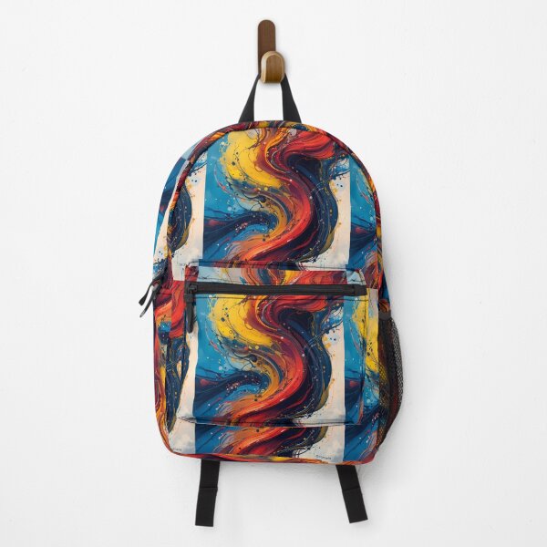 Item preview, Power Red Blue Yellow Fusion Colors Emotions Art designed and sold by ART ATTACK ZONE.