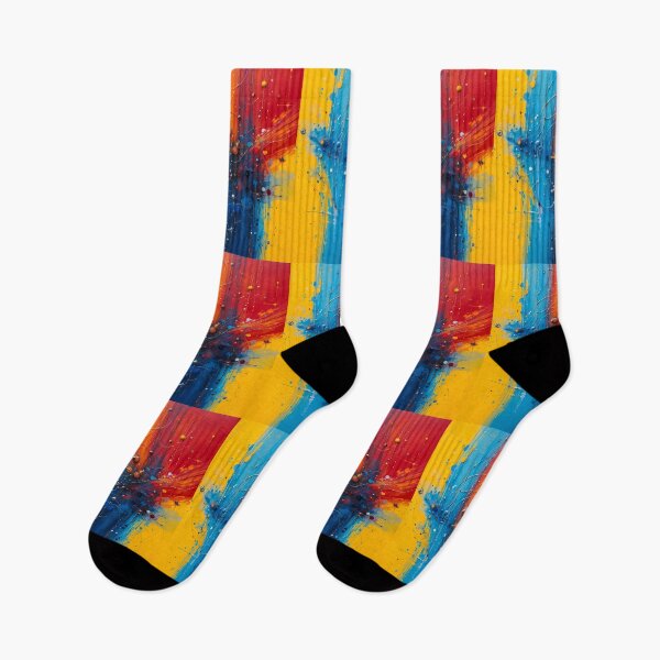 Item preview, Rainbow Red Blue Yellow Fusion Colors Emotions Art designed and sold by ART ATTACK ZONE.
