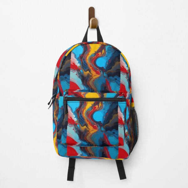 Item preview, Paint Red Blue Yellow Fusion Colors Emotions Art designed and sold by ART ATTACK ZONE.