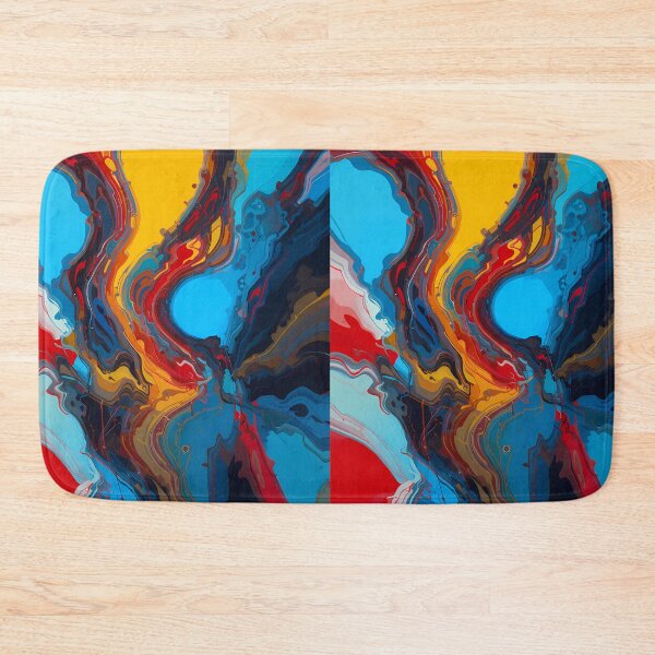 Item preview, Paint Red Blue Yellow Fusion Colors Emotions Art designed and sold by ART ATTACK ZONE.