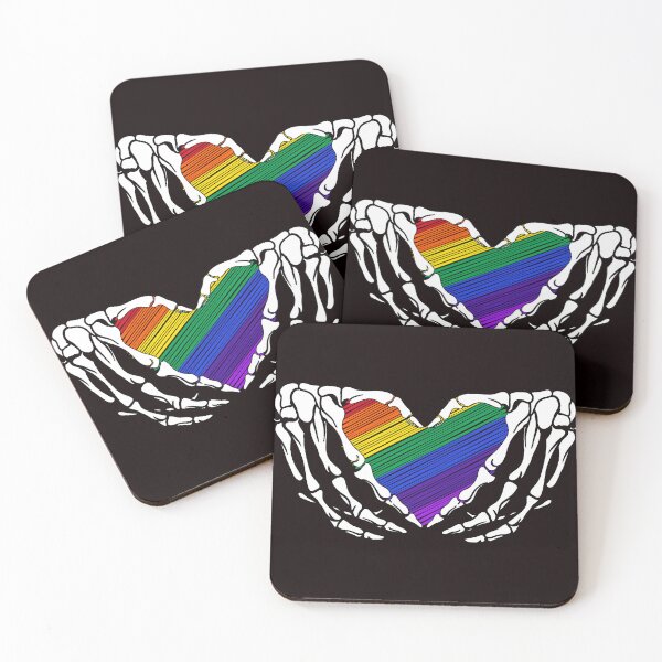 Item preview, Pride - Skeleton Hands Holding Heart designed and sold by 502Templates.