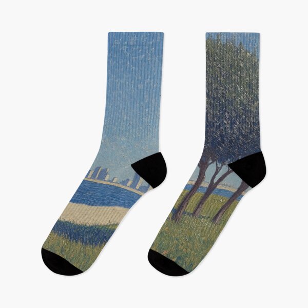 Item preview, Kuwait landscape | Post-impressionist painting style designed and sold by ComicsFactory.