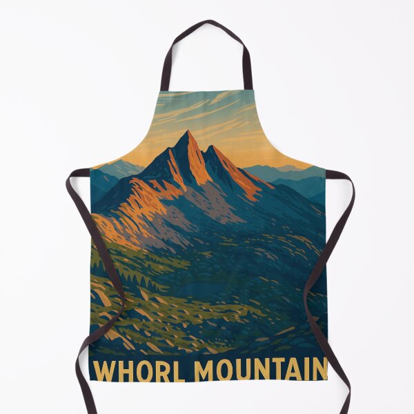 Item preview, Whorl Mountain Vintage Poster designed and sold by ~ Roodpart ~ Owen White.