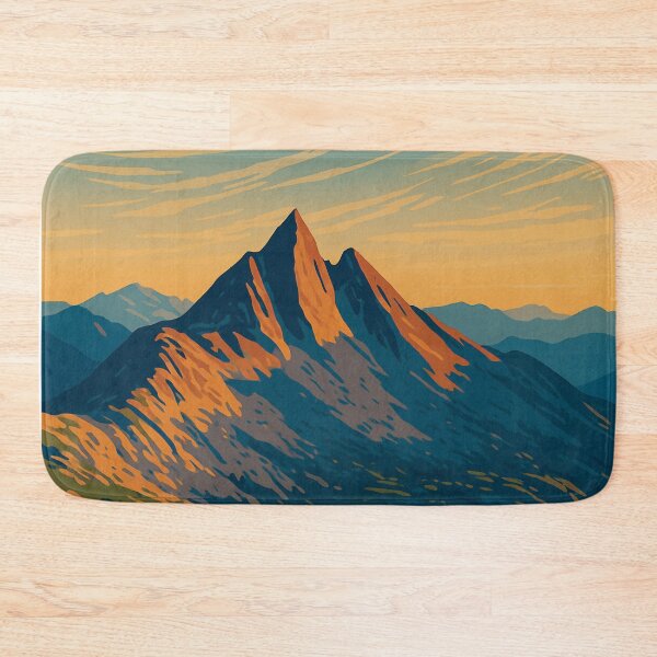 Item preview, Whorl Mountain Vintage Poster designed and sold by ~ Roodpart ~ Owen White.