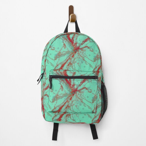 Item preview, Red Green Energetic Movements Colors Abstract Paint Art designed and sold by ART ATTACK ZONE.