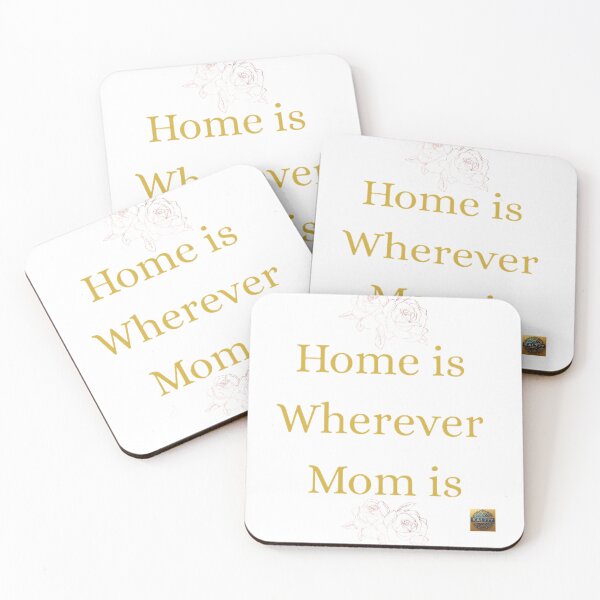 Item preview, Home is Whereever Mom is - Heartfelt Family Quote Design  designed and sold by KALDESIGNS777.