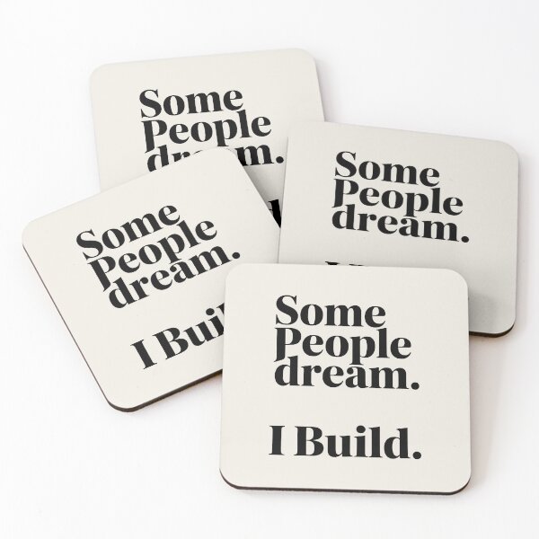 Item preview, Some people dream. I build. designed and sold by Jollys-ArtShop.