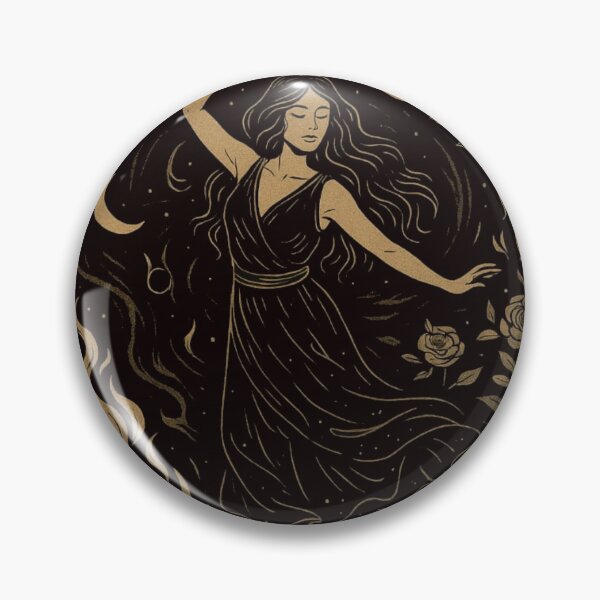 Item preview, She Dances With The Chaos | Dark Boho Spiritual Art designed and sold by Whispered Ink.