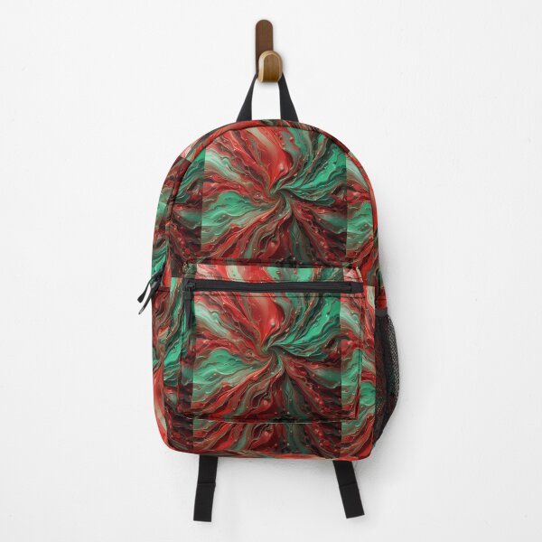 Item preview, Hi Red Green Movements Colors Abstract Paint Art designed and sold by ART ATTACK ZONE.