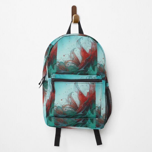 Item preview, Hello Red Green Energetic Colors Abstract Paint Art designed and sold by ART ATTACK ZONE.