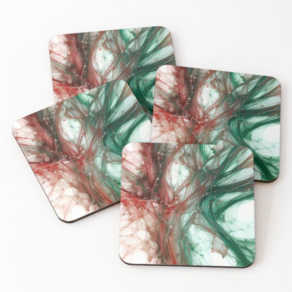 Item preview, Home Red Green Movements Colors Abstract Paint Art designed and sold by ART ATTACK ZONE.