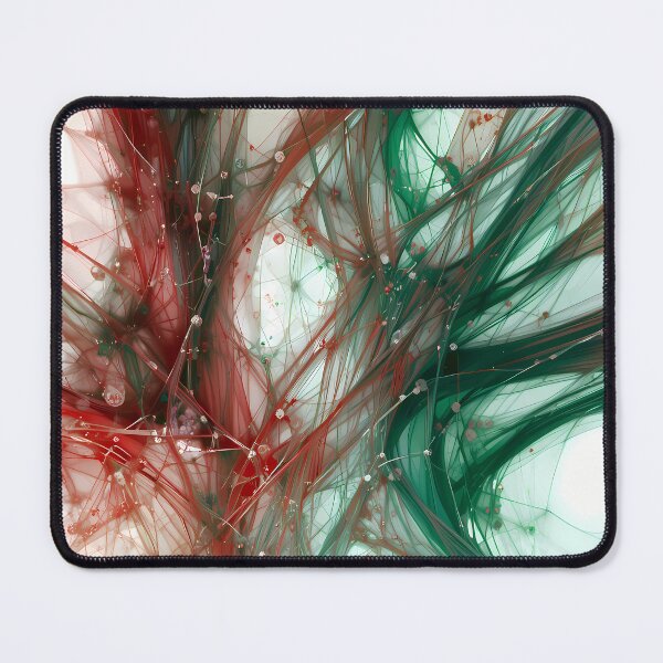 Item preview, Home Red Green Movements Colors Abstract Paint Art designed and sold by ART ATTACK ZONE.