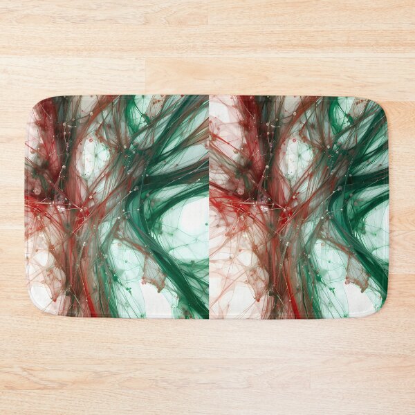 Item preview, Home Red Green Movements Colors Abstract Paint Art designed and sold by ART ATTACK ZONE.