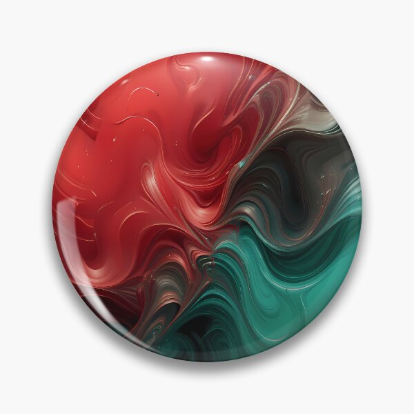 Item preview, Lines Red Green Movements Colors Abstract Paint Art designed and sold by ART ATTACK ZONE.