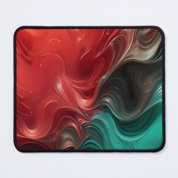 Item preview, Lines Red Green Movements Colors Abstract Paint Art designed and sold by ART ATTACK ZONE.