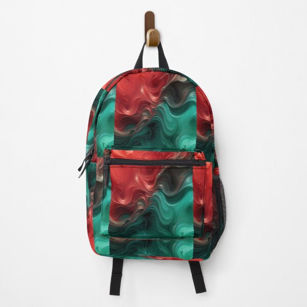 Item preview, Lines Red Green Movements Colors Abstract Paint Art designed and sold by ART ATTACK ZONE.