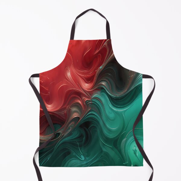 Item preview, Lines Red Green Movements Colors Abstract Paint Art designed and sold by ART ATTACK ZONE.