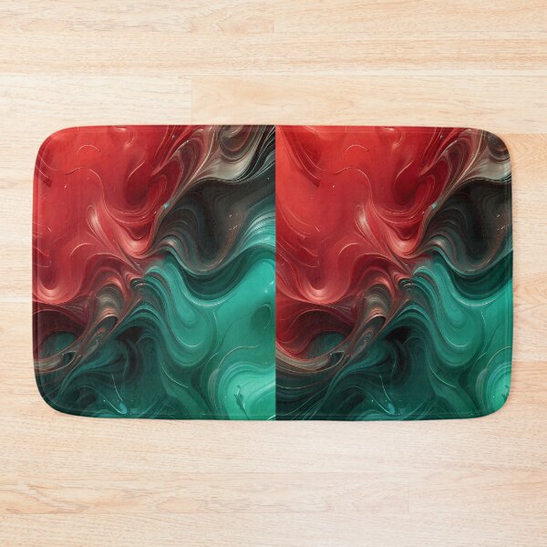 Item preview, Lines Red Green Movements Colors Abstract Paint Art designed and sold by ART ATTACK ZONE.