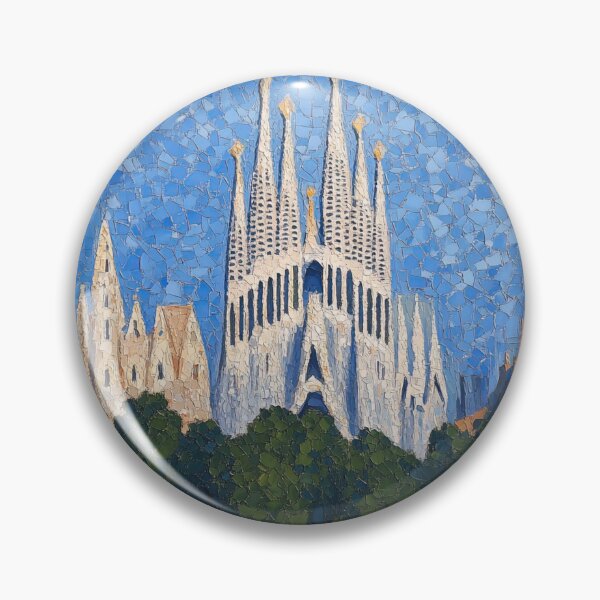Item preview, La Sagrada Familia | Post-impressionist painting style designed and sold by ComicsFactory.